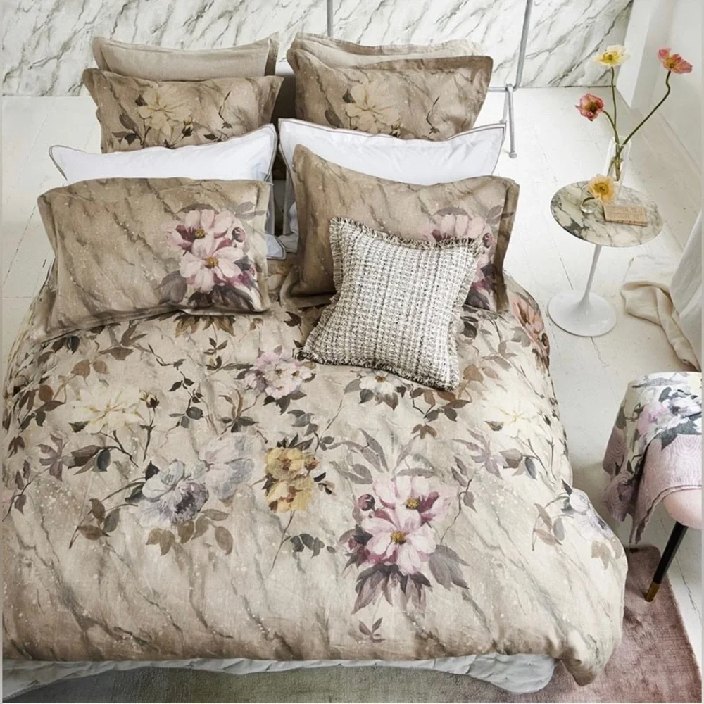 Designers Guild CARRARA FIORE CAMEO duvet cover